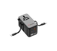 ADAPTADOR DE VIAJE VERBATIM 70W NEGRO