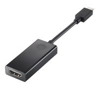 Adaptador de video externo - HP - USB-C HDMI - Negro - 4096x2160 - Compatible con EliteBook y ZBook