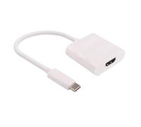 Adaptador de video externo - MICRO CONNECT - USB-C 3.1 - HDMI - 3840x2160 a 30Hz - Blanco
