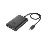 adaptador de vídeo i-tec USB-C 3.1 Dual 4K DP [2 tomas DisplayPort 1.2]