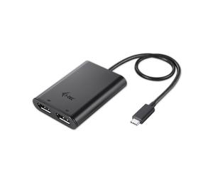 adaptador de vídeo i-tec USB-C 3.1 Dual 4K DP [2 tomas DisplayPort 1.2]