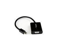 Adaptador de vídeo Mini DisplayPort 1.2 a VGA - Convertidor Mini DP a HD15 - M/F - 1920 x 1200 - Negro