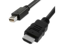 Adaptador de vídeo Roline RO11.99.5790 Mini DisplayPort a HDMI 1 m PVC Negro