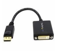 Adaptador de vídeo Startech DP2DVI2 DisplayPort a DVI-I 0,15 m negro