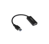 Adaptador de video USB 3.0 a VGA de StarTech.com - Tarjeta gráfica externa con instalación de controlador integrada - 1080p (USB32VGAV)