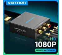 Conversor HDMI a RCA Vention metal 1080p 60Hz Plug and Play Negro