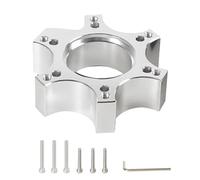 Adaptador de volante, adaptador de cubo de volante, adaptador de cubo de repuesto (con 6 pernos), adaptador de aleación de aluminio con llave hexagonal para coche y camión