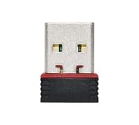 Adaptador De Wi-Fi,2,4 Gigahercios Dongle Portátil - Adaptador USB Inalámbrico De 150Mbps para PC - para Ordenador Portátil, Computadora, Trabajo, Oficina, Viajes, Internet Y Red Inalámbrica