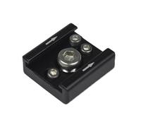 Adaptador de zapata fría de aleación de aluminio para cámaras que mejoran la expansión del equipo para fotógrafos profesionales, adaptador de montaje de cámara