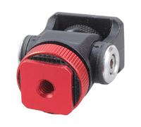 Adaptador de zapata fría portátil de ABS y metal, soporte ajustable para monitores pequeños, adaptador de zapata fría para cámara, accesorio de toma de video