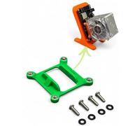 Adaptador de zócalo adecuado para Bitaxe Miner & Argon THRML 60 mm Radiador Cool Overclocking (Verde)