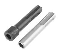 Adaptador de zócalo para portapuntas de destornillador SDS de 2 piezas, vástago hexagonal magnético de 1/4 ", adaptador de portabrocas para destornillador, mandriles de taladro