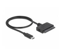 Adaptador DeLock 63803 USB-C a SATA 22 pines 0,5 m Negro