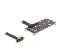 Adaptador DeLOCK 81503 M.2 Hembra a PCIe Negro 0.1 m