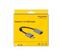 Adaptador DeLOCK DisplayPort 1.4 a HDMI 4K 60 Hz HDR 0,2 m