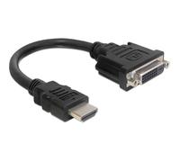 Adaptador Delock HDMI macho > DVI 24+5 hembra 20 cm