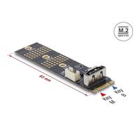 Adaptador Delock M.2 a SATA 7 Pin con Cable de 30 cm