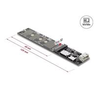 Adaptador Delock OCuLink SFF-8612 a M.2 Key M para SSD NVMe PCIe 4.0