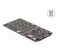 Adaptador Delock para SSD M.2 NVMe y SATA a PCIe y OCuLink