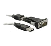 Adaptador DeLOCK USB 2.0 a Serie DB9 Macho con tornillos