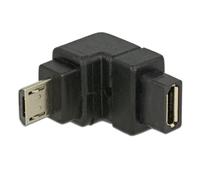 Adaptador DeLOCK USB 2.0 Micro-B Macho a Hembra Negro