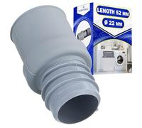 Adaptador Desagüe Lavadora Ø 22 mm para Tubo Desague Ø 22 mm Lavadora y Lavavajillas - MONTERAL
