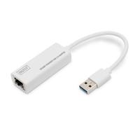 Adaptador Digitus USB 3.0 Gigabit Ethernet Blanco