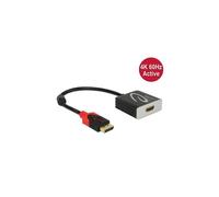 Adaptador DisplayPort a HDMI - DELOCK - 62734 - 20 cm - Negro - Video