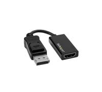 Adaptador DisplayPort a HDMI - STARTECH.COM - Ultra HD 4K 60 Hz - M/F - Negro