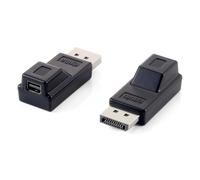 Adaptador DisplayPort a Mini DisplayPort EQUIP Macho-Hembra Negro