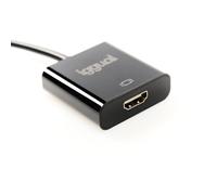 Adaptador DisplayPort macho a HDMI hembra IGGUAL 25 cm
