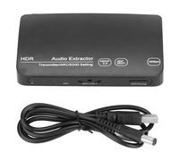 Adaptador divisor de audio digital DTS para conectar y usar, bajo consumo de energía, amplia compatibilidad Ultra HD, alta resolución, gestión