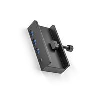 Adaptador divisor de muelle USB 3.0 con clip de aluminio, concentrador múltiple, 3 0, accesorios de PC, adaptador de base USB