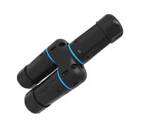 Adaptador divisor Ethernet RJ45 para cable de red Gigabit CAT6, protección IP68, uso al aire libre, trabajo estable