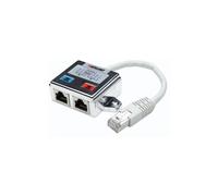 Adaptador divisor LAN RJ45/2x RJ45 blindado FTP 504195