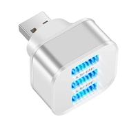 Adaptador divisor multipuerto USB 2.0 de 3 puertos, extensor de carga para laptop, coche, dispositivos móviles, accesorios, cargador USB