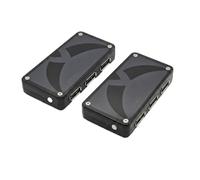 Adaptador divisor multiUSB de 4 puertos USB de alta velocidad, expansor de datos portátil delgado para laptop, PC, configuración de juegos, teclado, mouse, unidad flash, Plug and Play (3)