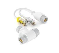 Adaptador divisor POE de 2 puertos, cable de red RJ45 para cámaras de seguridad y sistemas de monitoreo, extensor POE