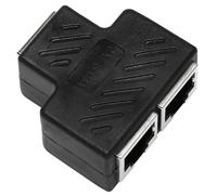 Adaptador divisor RJ45 de 2 puertos para red de área local (LAN) - Extensión Ethernet
