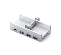 Adaptador Divisor USB 3.0 con Abrazadera para Concentrador USB de 10 Gbps para PC de Escritorio. Clip de Concentrador de Extensión USB.