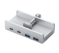 Adaptador divisor USB 3.2 de 10 Gbps con abrazadera para concentrador USB, accesorios para PC de escritorio
