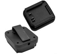 Adaptador Dongcheng 298 para arrancador de coche, elevador portátil para herramienta eléctrica, clips de cobre grueso, diseño compacto para reparación de automóviles al aire libre (para soporte de