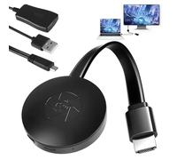 Adaptador Dongle HDMI inalámbrico 4K HDMI espejo WiFi pantalla Miracast 2,4 GHz transmisión alta resolución carga streaming TV receptor baja latencia para Android iOS Windows Mac Airplay