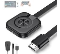 Adaptador Dongle inalámbrico 4K para TV Wireless Display Adapter WiFi Pantalla Miracast 2.4GHz Soporte Transmisor transmisión de TV para Miracast/DLNA/Airplay/Windows/Mac/Android/iOS/Monitor/TV
