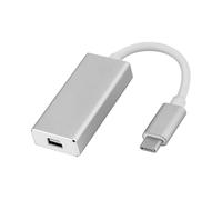 Adaptador DP de Puerto Pantalla USB3.1 Tipo C una Mini, Convertidor USB-C Mini Conector Macho USB C, para Book