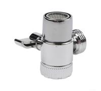 Adaptador Ducha para latón Válvula 3 Vías Adaptador Ducha para | Control flujo agua 3 vías, entrada única dos salidas, ideal cocina baño, compatible M22 M24