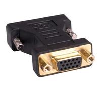 Adaptador,Dvi-A Enchufe / D-Sub HD Rcpt ,DVI A VGA Audio Video Adaptadores