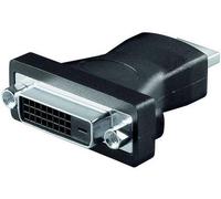 Wentronic A 323 (HDMI 19pin M/DVI-D 24+1pin F) - Adaptador para cable (19 HDMI M, DVI-D (24+1) F, Macho/hembra)