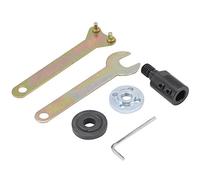 adaptador eje motor + Akozon M10-5/8/10 / 12mm Vástago Mandril Arbor Taladro Amoladora De Ángulo Adaptador Para Cortar Ruedas Disco(10mm)