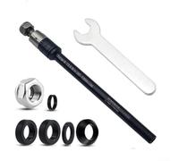 Adaptador Eje Pasante 160-178mm para Thule para qeridoo Adaptador | Longitud ajustable 160-178mm, para acero inoxidable, aluminio, compatible marcos varios, seguridad total